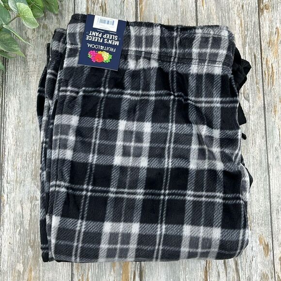 Men’s Fruit of The Loom Comfy Cozy Lounge Fleece Pajama Pants Size L - Picture 1 of 8